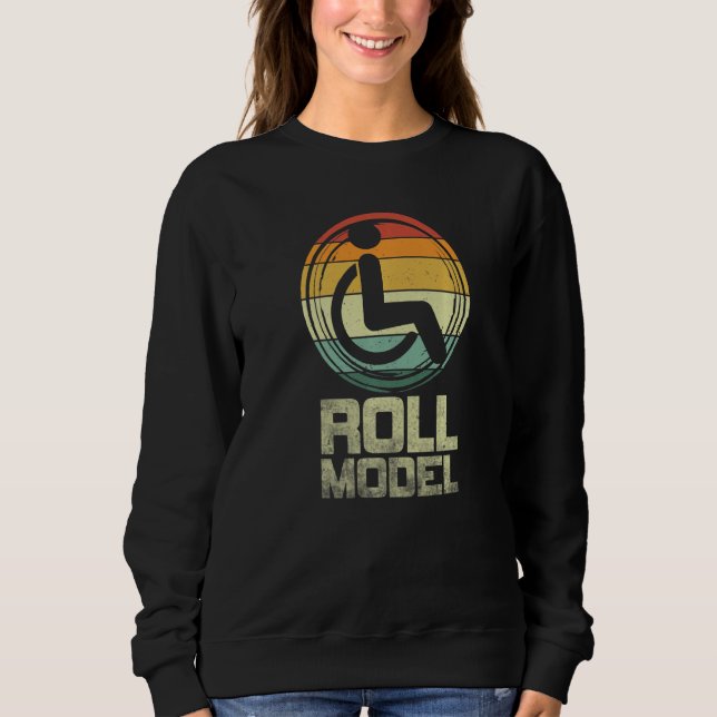 Förebild Funktionshinder Medvetenhet Pwd Rullstol  T Shirt (Framsida)
