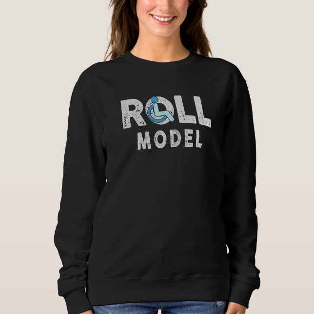 Förebild Funktionshinder Medvetenhet Pwd Rullstol  T Shirt (Framsida)