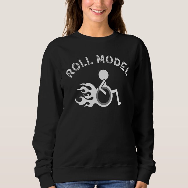 Förebild Funktionshinder Medvetenhet Pwd Rullstol  T Shirt (Framsida)