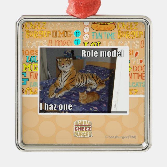 Förebild I-haz en Julgransprydnad Metall (Framsidan)