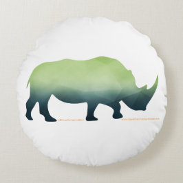 Förebilden dämpar rund kudde