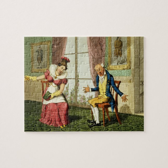 Förebråelsen, pub. vid G. Humphrey, 1821 (coloen Pussel (Horisontell)