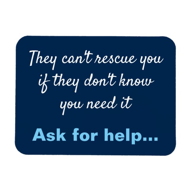 Förebyggande av antidepressionssjälvmord magnet (Horisontell)