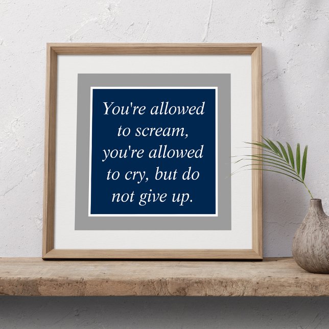 Förebyggande av antidepressionssjälvmord Motiverin Poster (Skapare uppladdad)