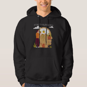 Förebyggande av självmord Ökad medvetenhet om psyk Hoodie