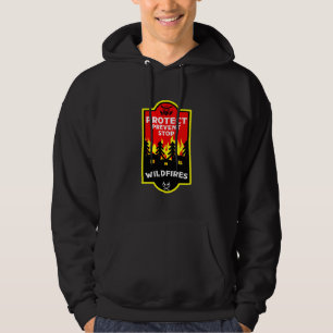 Förebyggande av skogsbrand hoodie
