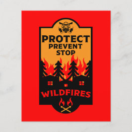 Förebyggande av Wildfire Flygblad