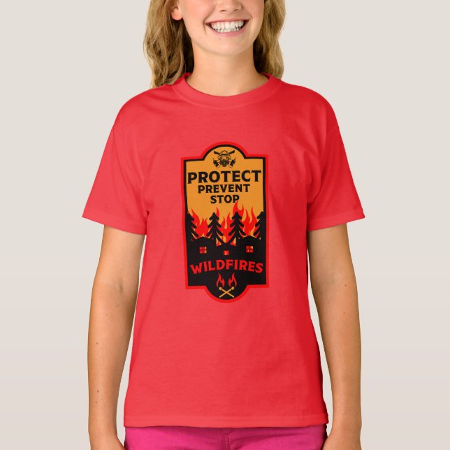 Förebyggande av Wildfire T Shirt (Framsida)