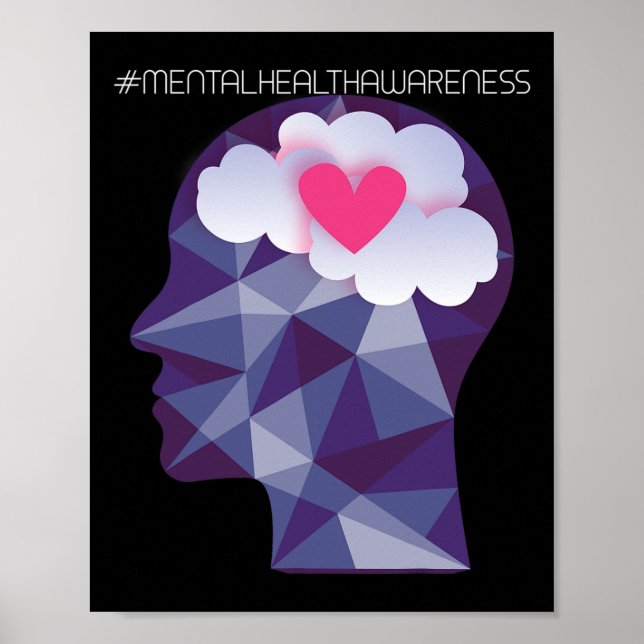 Förebyggande - Medvetenhet om psykisk hälsa 8 Poster (Framsidan)