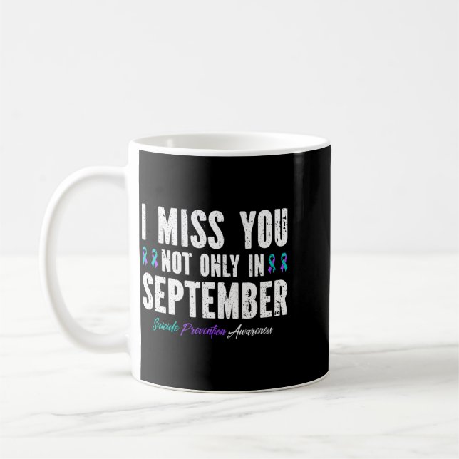 Förebyggande Miss Mental hälsa medvetenhet Kaffemugg (Vänster)