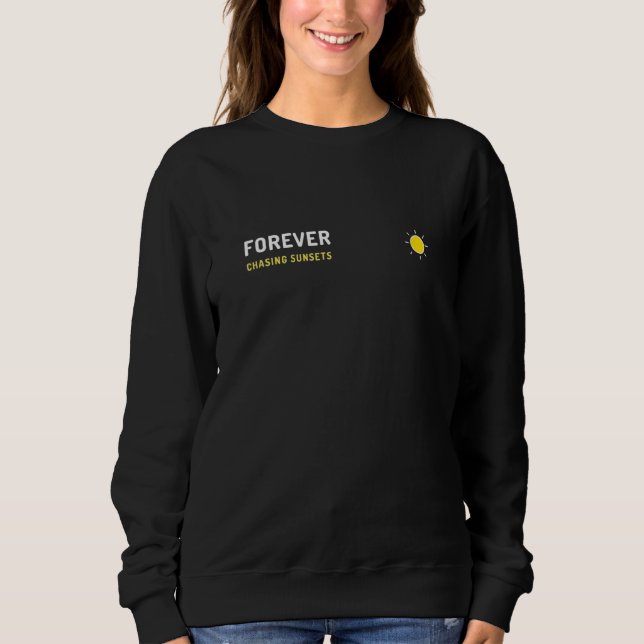 Forechasing Sunsets Bra Energy Aesthetic Sol T Shirt (Framsida)