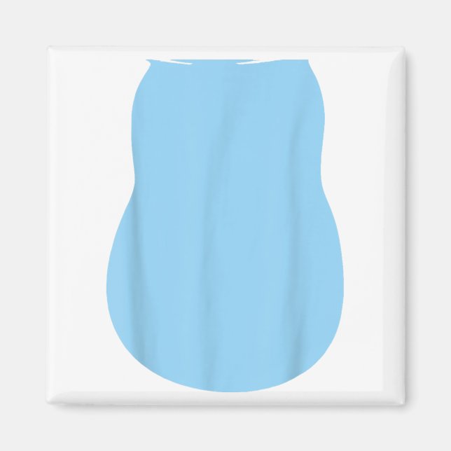 Föredra Alien Hund Costume Halloween Blue Alien Hu Magnet (Framsidan)