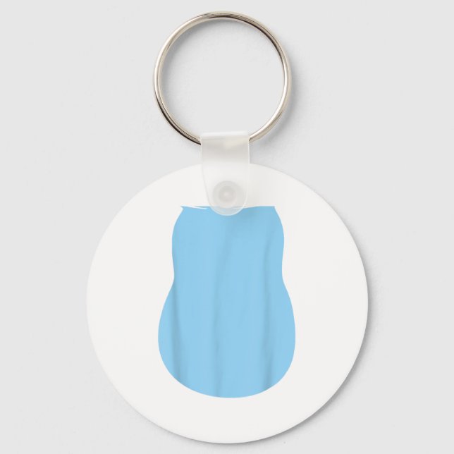 Föredra Alien Hund Costume Halloween Blue Alien Hu Nyckelring (Framsida)