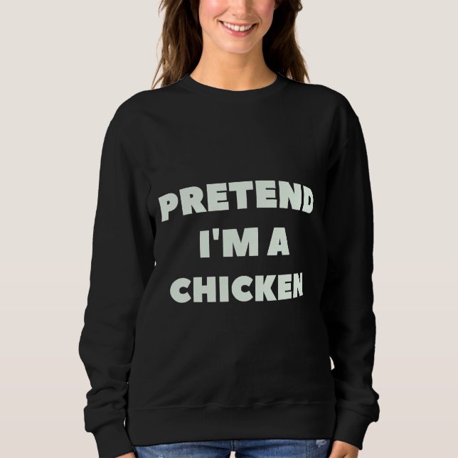 Föredra Im A Chicken Lazy T Shirt (Framsida)