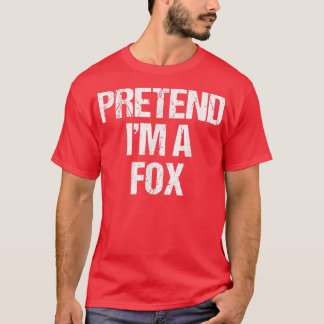 Föredra Im a Fo Costume Funny Lazy Halloween T Shirt