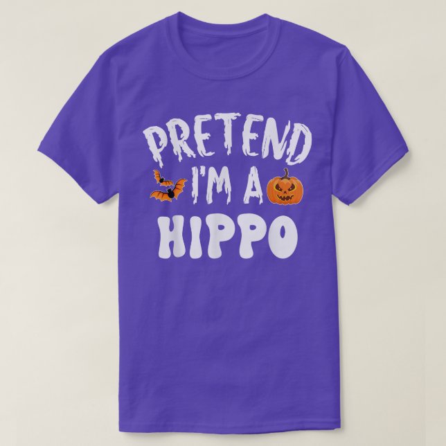 Föredra Im A Hippo Halloween Costume Manar Women K T Shirt (Design framsida)