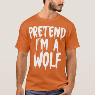 Föredra Im A Varg Halloween Par Costume Hallow T Shirt
