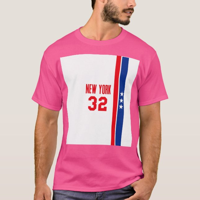 Föredraganden: Julius Erving Nba Basketball Ny T Shirt (Framsida)