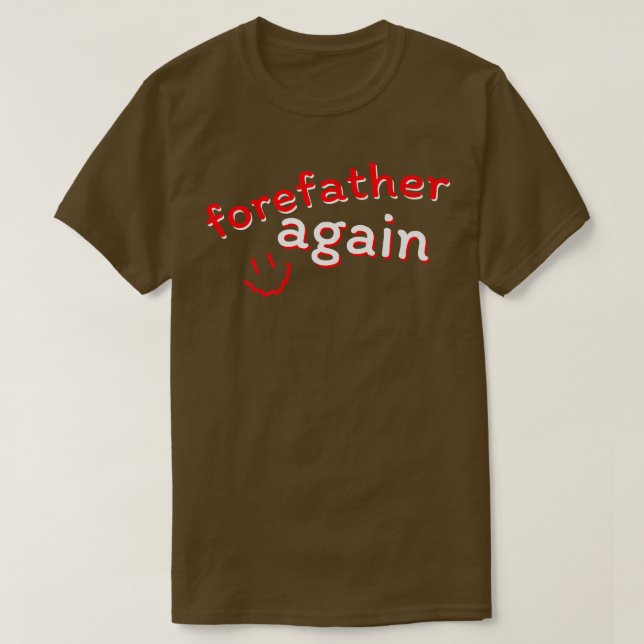 Forefather Gravid annons Funny Baby T Shirt (Design framsida)