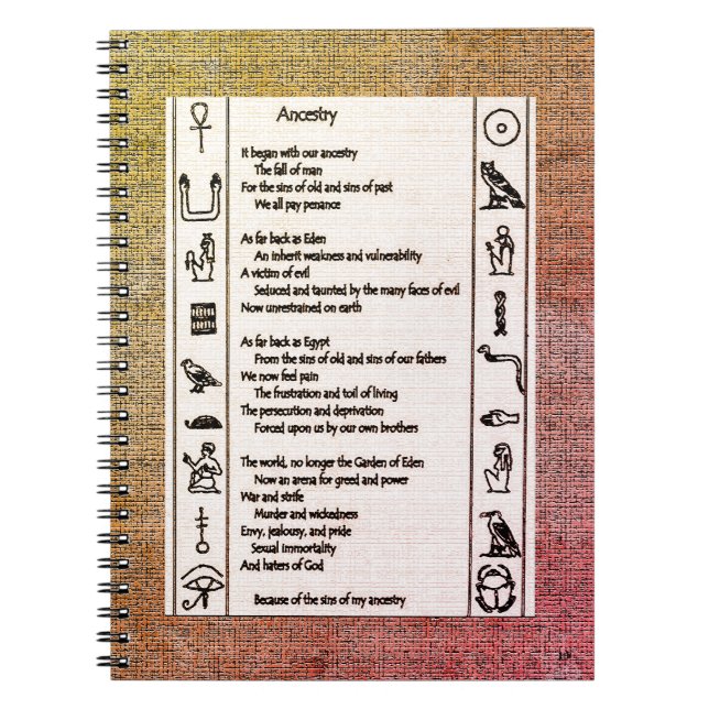 Föregående Anteckningsbok Med Spiral (Framsidan)