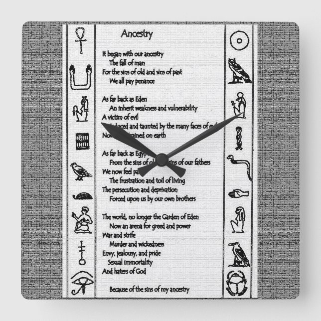 Föregående Fyrkantig Klocka (Framsida)