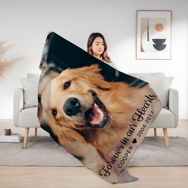 Föregående i Hearts Pet Memorial Photo Fleecefilt (Forever in our Hearts Pet Memorial Photo Fleece Blanket)