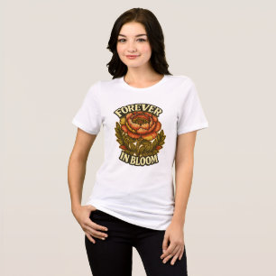 Föregående i illustration av Blommigten BlodVintag T Shirt