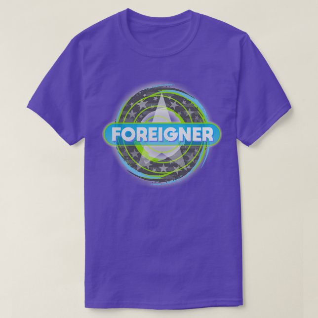 Foreigner T Shirt (Design framsida)