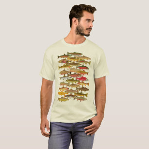 Forell- & laxart t shirt