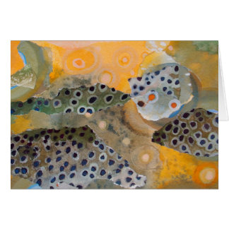 Forellcollage II Hälsningskort