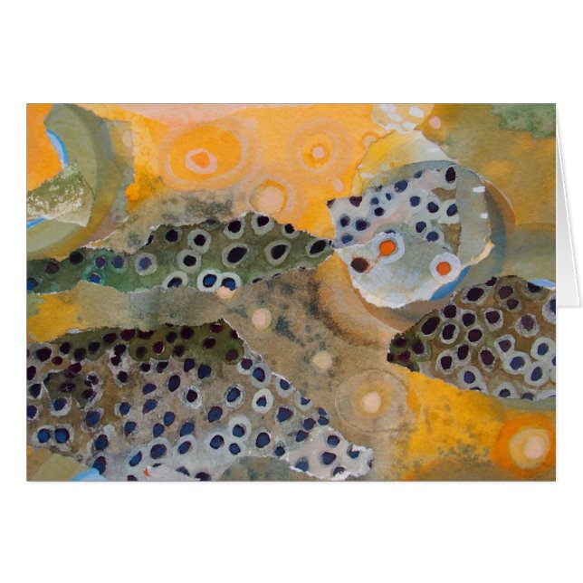 Forellcollage II Hälsningskort (Framsidan Horizontal)