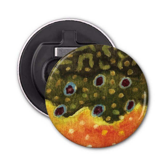 Forellfiskare Flasköppnare (Framsidan)