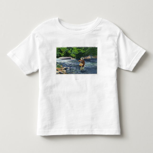 Forellfiske på Catherines bäck T-shirt (Framsida)