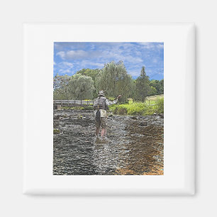 forellflygfiske magnet