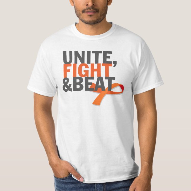 Förena, slåss & slå t-shirt (Framsida)