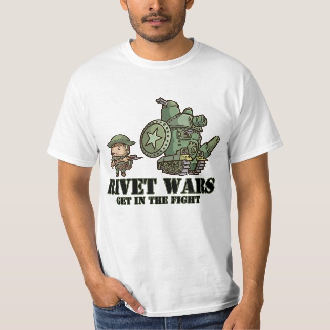 Förenad grymtning för Rivet krig och Vert tank T-shirt (Framsida)