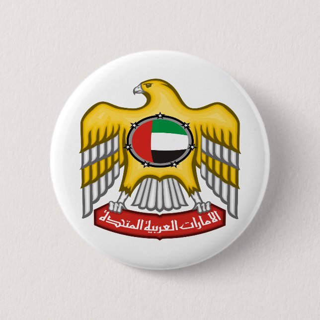 förenade arab emirates emblem knapp (Framsida)