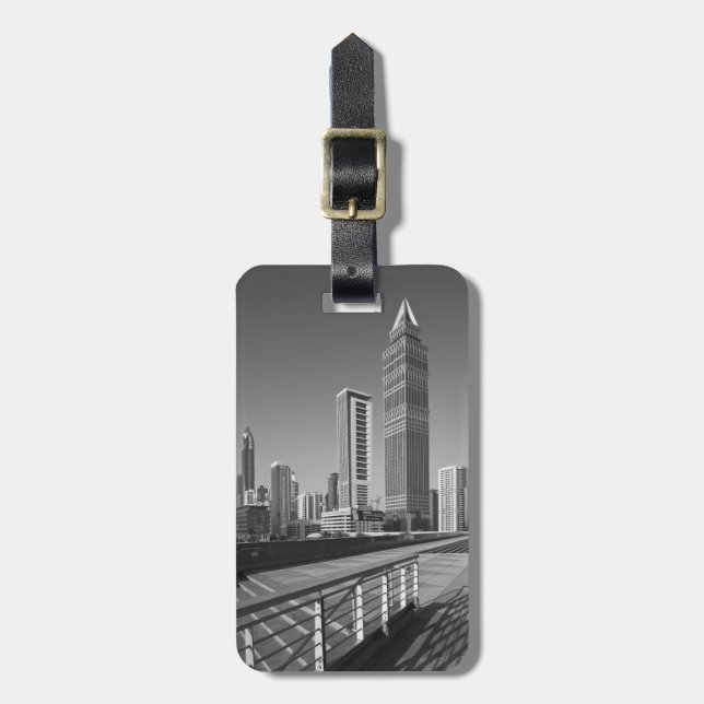 Förenade Arabemiraten, Dubai, Dubai City. Bagagebricka (Vertikal Framsida)