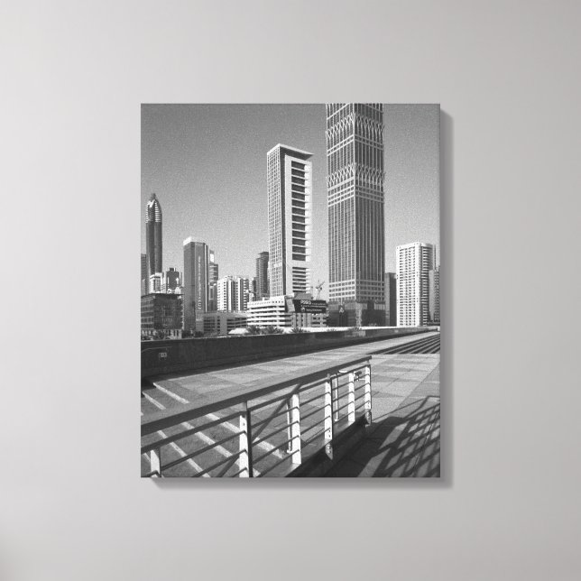 Förenade Arabemiraten, Dubai, Dubai City. Canvastryck (Framsida)