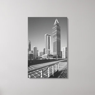 Förenade Arabemiraten, Dubai, Dubai City. Canvastryck