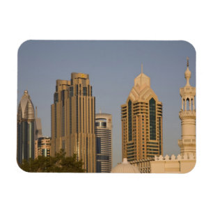 Förenade Arabemiraten, Dubai. Minaret av moské i A Magnet