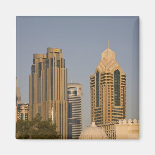 Förenade Arabemiraten, Dubai. Minaret av moské i A Magnet