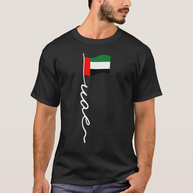Förenade Arabemiraten Flagga for Emirati Flagga UA T Shirt (Framsida)