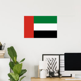 Förenade Arabemiraten flagga Poster