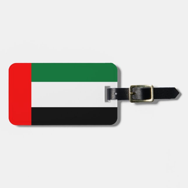Förenade Arabemiraten UAE Bagagebricka (Horisontell Framsida)