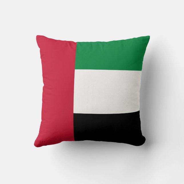Förenade Arabemiratens flagga Kudde (Baksida)