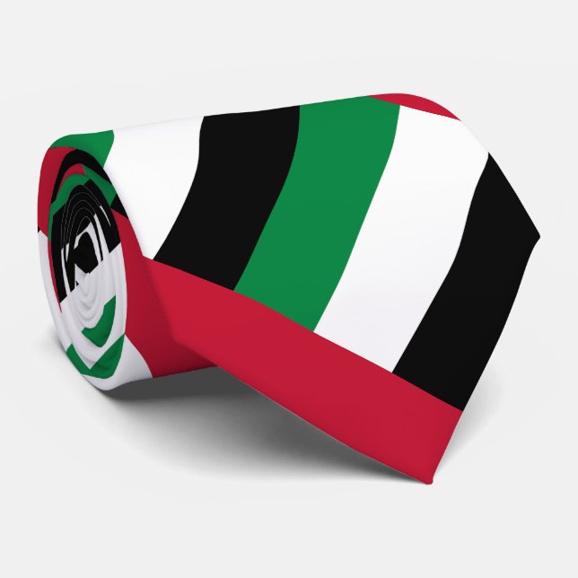 Förenade Arabemiratens flagga Slips (Rullad)