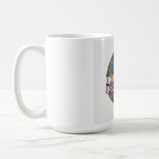 Förenade Drömmar Starka Hjärtan – Enhet & Styrka T Kaffemugg (Vänster)