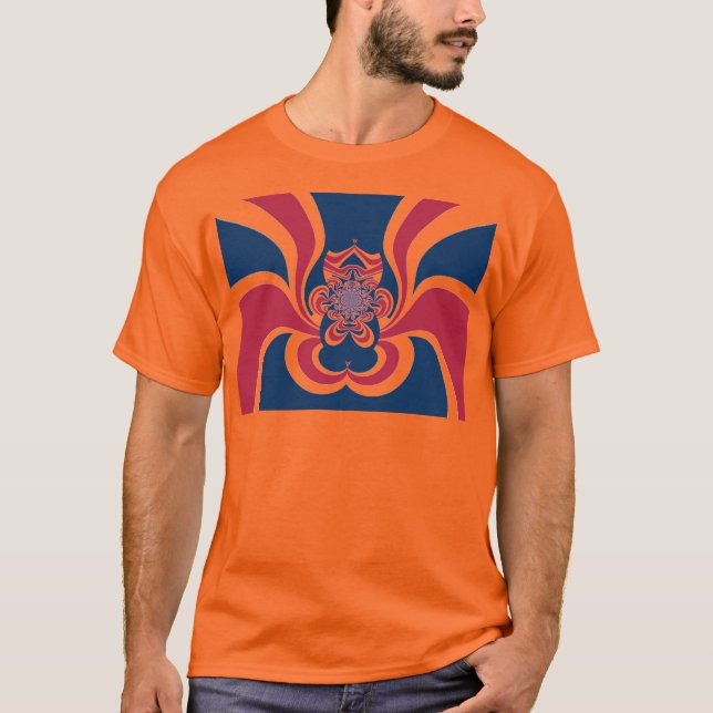 Förenade Färg: Colorful Global Mönster Tee (Framsida)