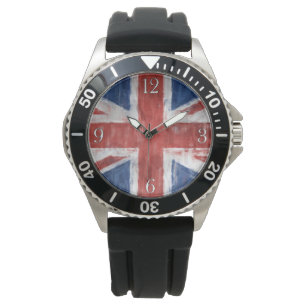 Förenade Flagga Patriotic Wristwatch Armbandsur